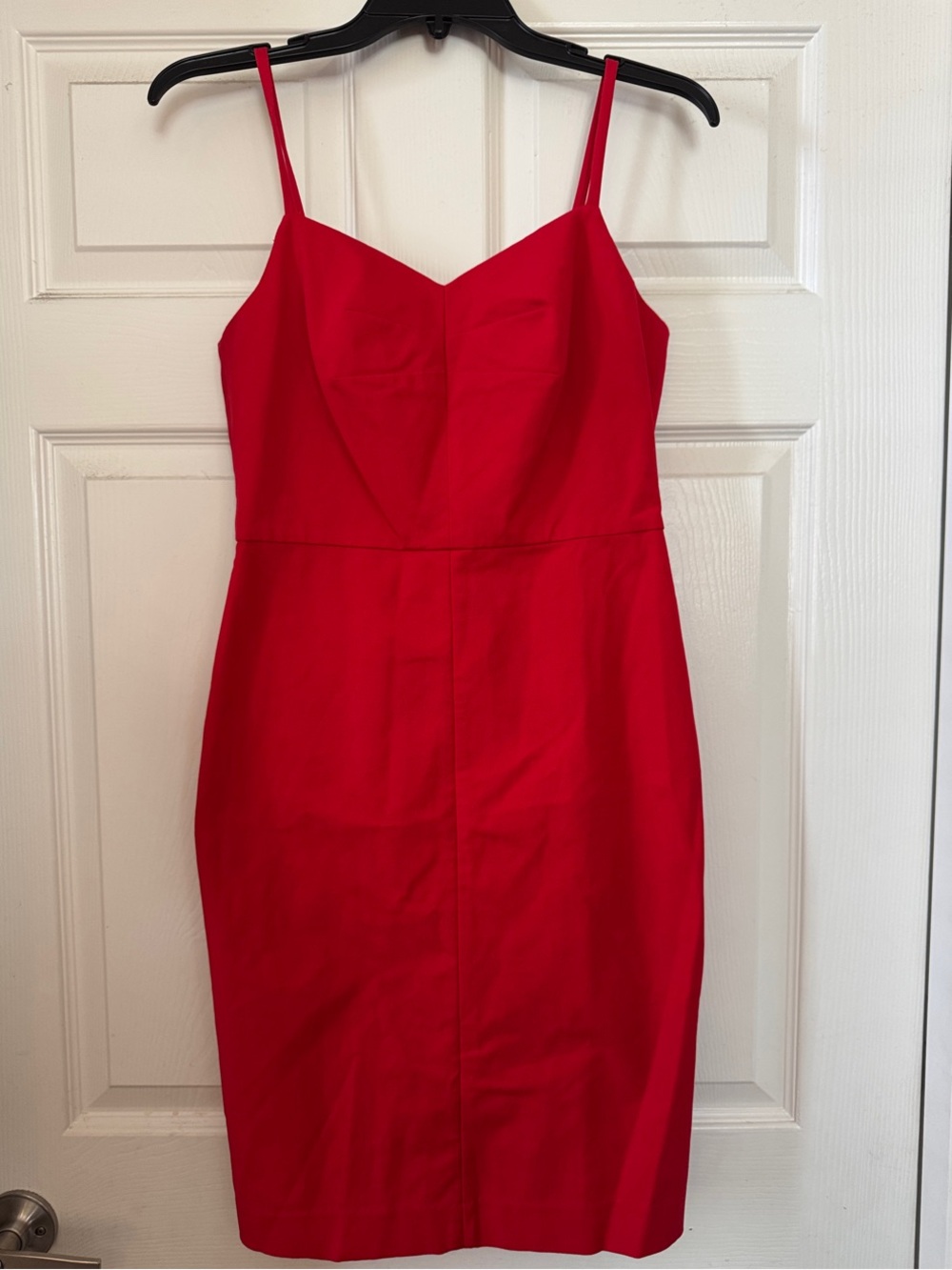 Banana Republic Red Spaghetti Strap Sheath Dress